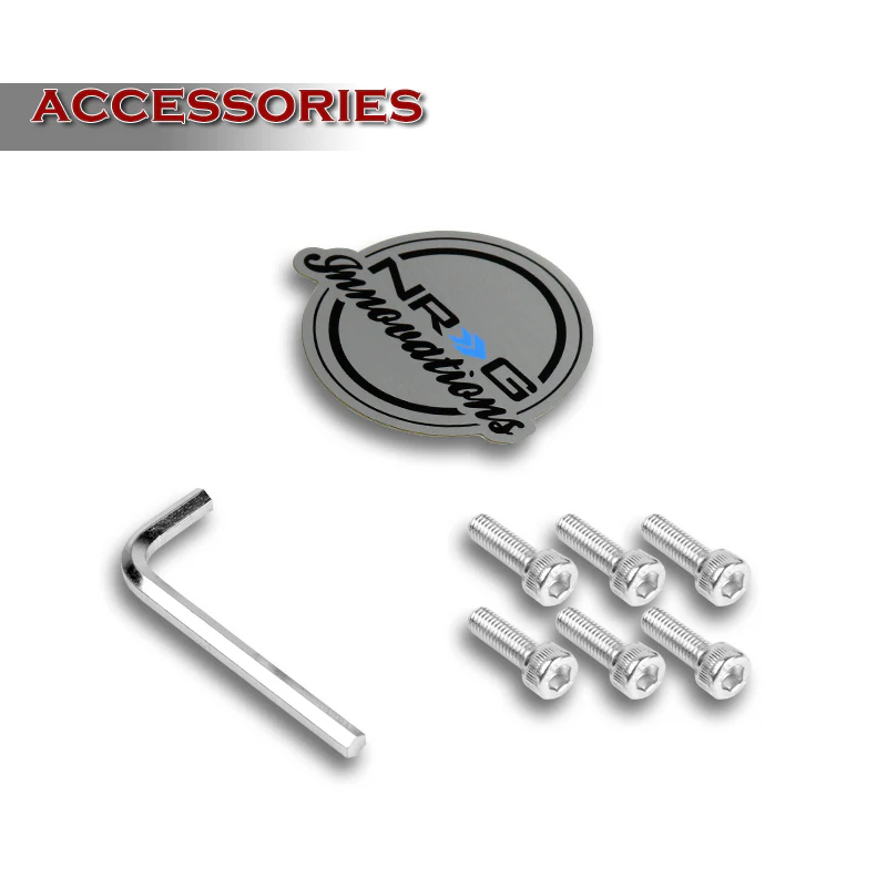 NRG Aluminum 1/2 -Inch 6-Bolt Steering Wheel Universal HUB Adapter Spacer -SRK-500BK - Image 4