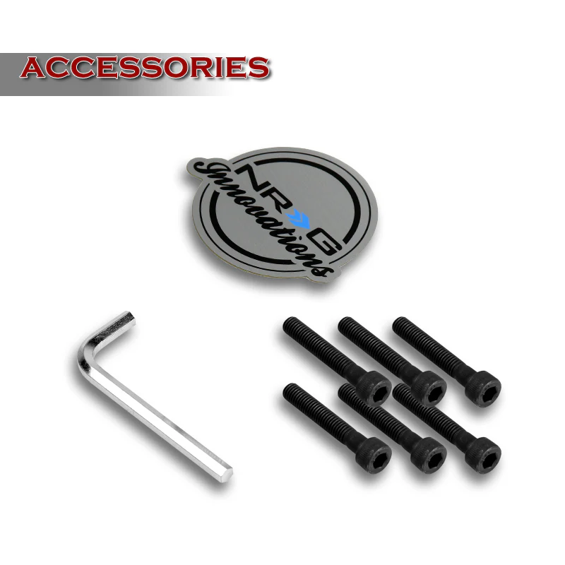NRG Aluminum 1-Inch 6-Bolt Steering Wheel Universal Hub Adapter Spacer -SRK-510BK - Image 2