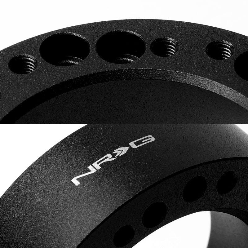 NRG Aluminum 1-Inch 6-Bolt Steering Wheel Universal Hub Adapter Spacer -SRK-510BK - Image 4