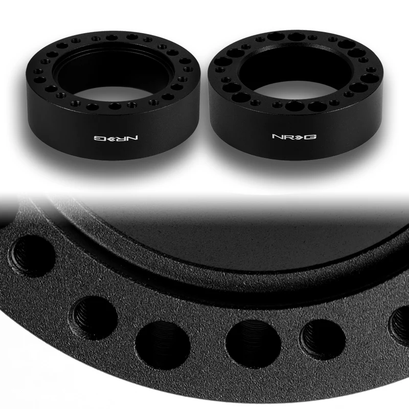 NRG Aluminum 1-Inch 6-Bolt Steering Wheel Universal Hub Adapter Spacer -SRK-510BK - Image 5