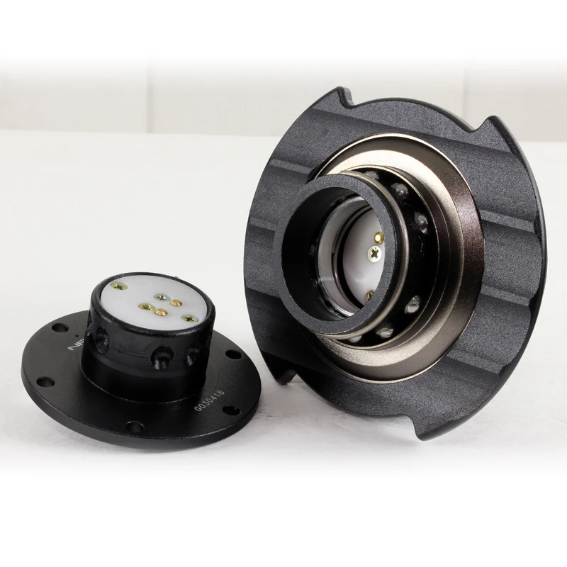 NRG Black / Carbon Ball Lock 6-Bolt Steering Wheel Gen 2.5 Quick Release Adapter -SRK-250CF - Image 4