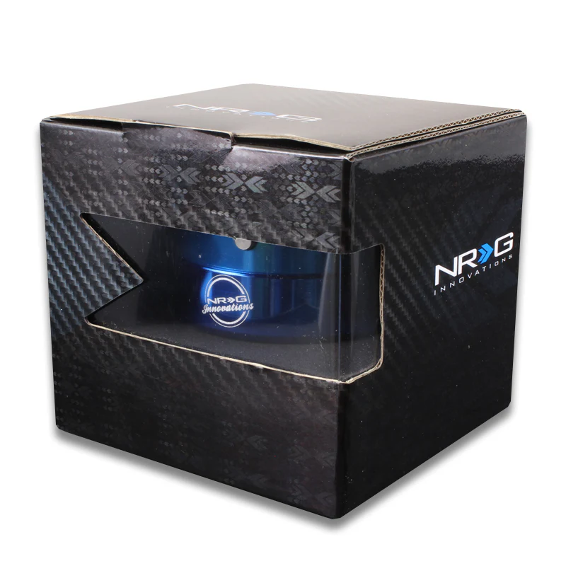 NRG Blue Aluminum Ball Lock 6-Bolt Steering Wheel Gen 2.0 Quick Release Adapter -SRK-200BL - Image 6