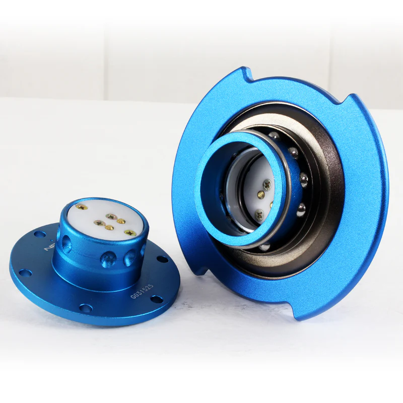 NRG Blue Ball Lock 6-Bolt Steering Wheel Gen 2.5 Quick Release Adapter -SRK-250BL - Image 5