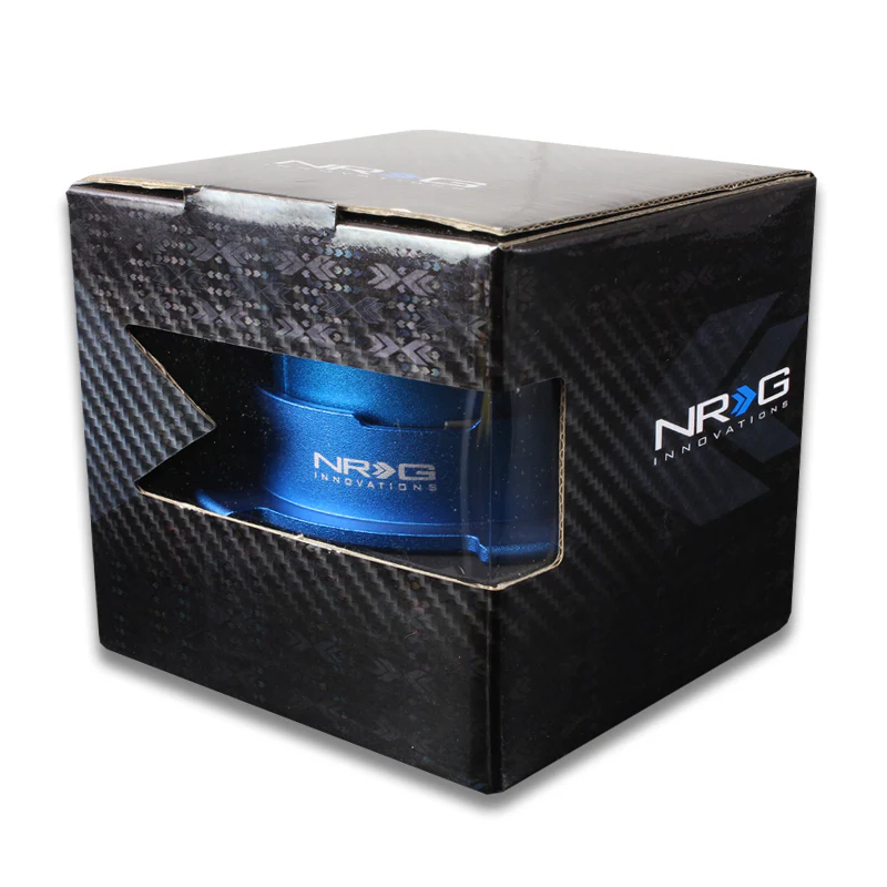 NRG Blue Ball Lock 6-Bolt Steering Wheel Gen 2.5 Quick Release Adapter -SRK-250BL - Image 6