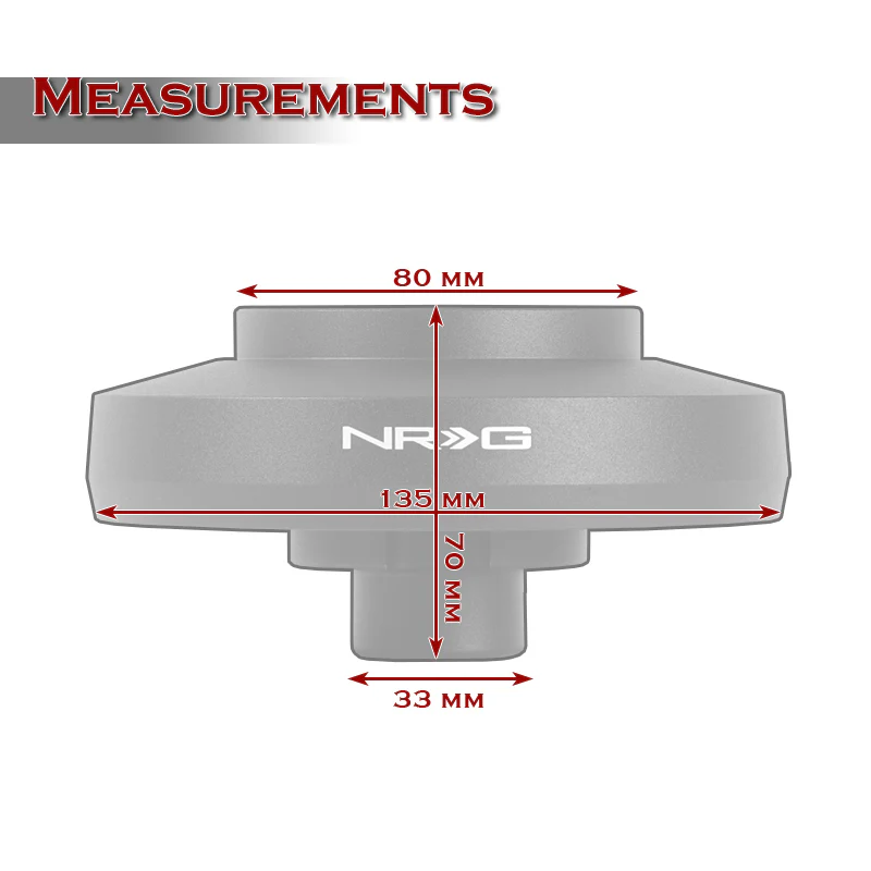 NRG For 2009 - 2019 Fiat 500 6-Bolt Steering Wheel Short HUB Adapter -SRK-F50H - Image 3