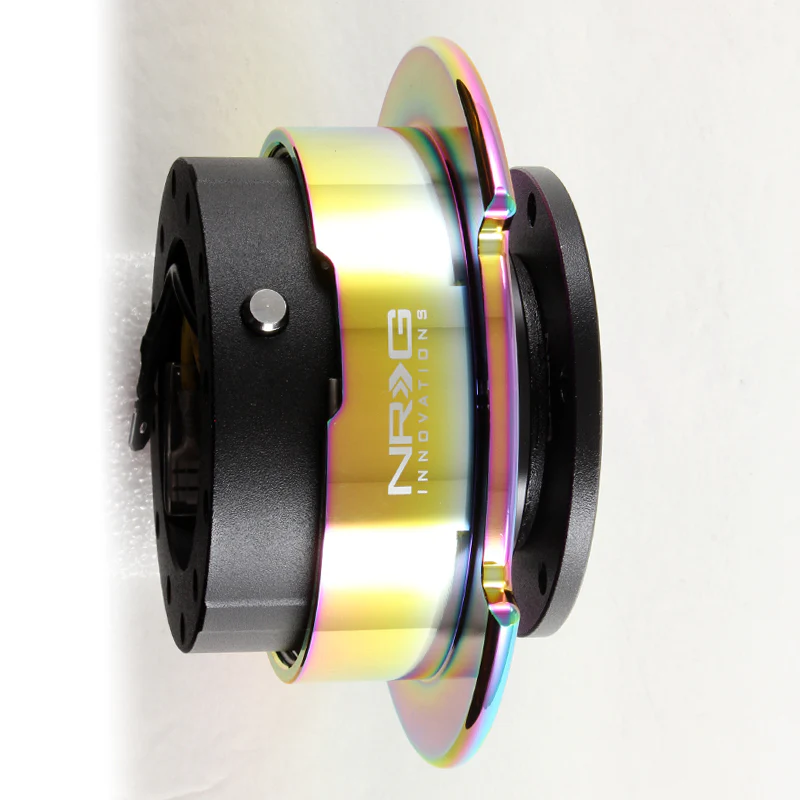 NRG Neo Chrome Ball Lock 6-Bolt Steering Wheel Gen 2.5 Quick Release Adapter -SRK-250BK-MC - Image 5