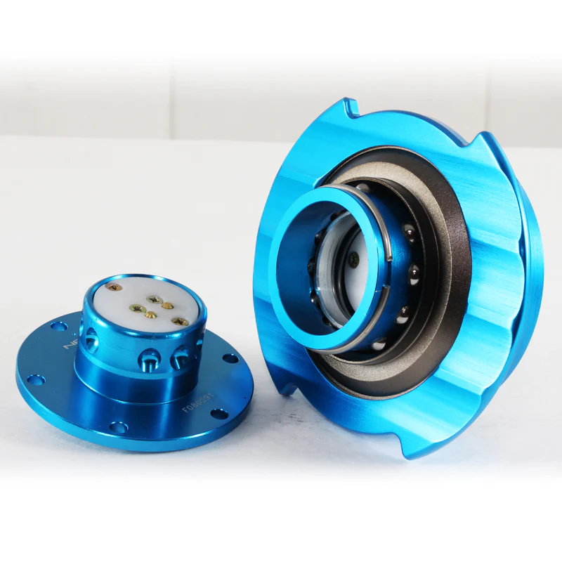 NRG Neon Blue Ball Lock Aluminum 6-Bolt Steering Wheel Gen 2.5 Quick Release Adapter -SRK-250NB - Image 5