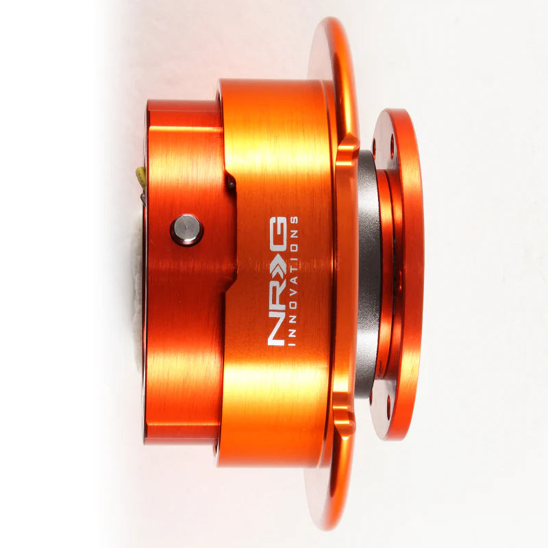 NRG Orange Ball Lock Aluminum 6-Bolt Steering Wheel Gen 2.5 Quick Release Adapter -SRK-250OR - Image 4