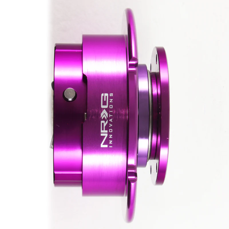 NRG Purple Ball Lock Aluminum 6-Bolt Steering Wheel Gen 2.5 Quick Release Adapter -SRK-250PP - Image 4