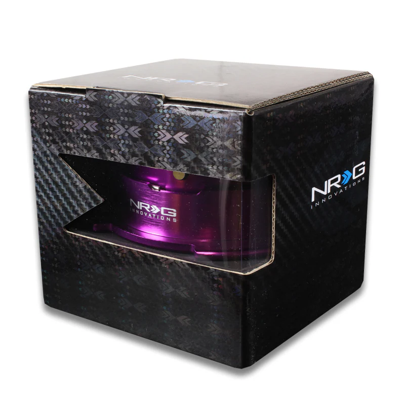 NRG Purple Ball Lock Aluminum 6-Bolt Steering Wheel Gen 2.5 Quick Release Adapter -SRK-250PP - Image 6