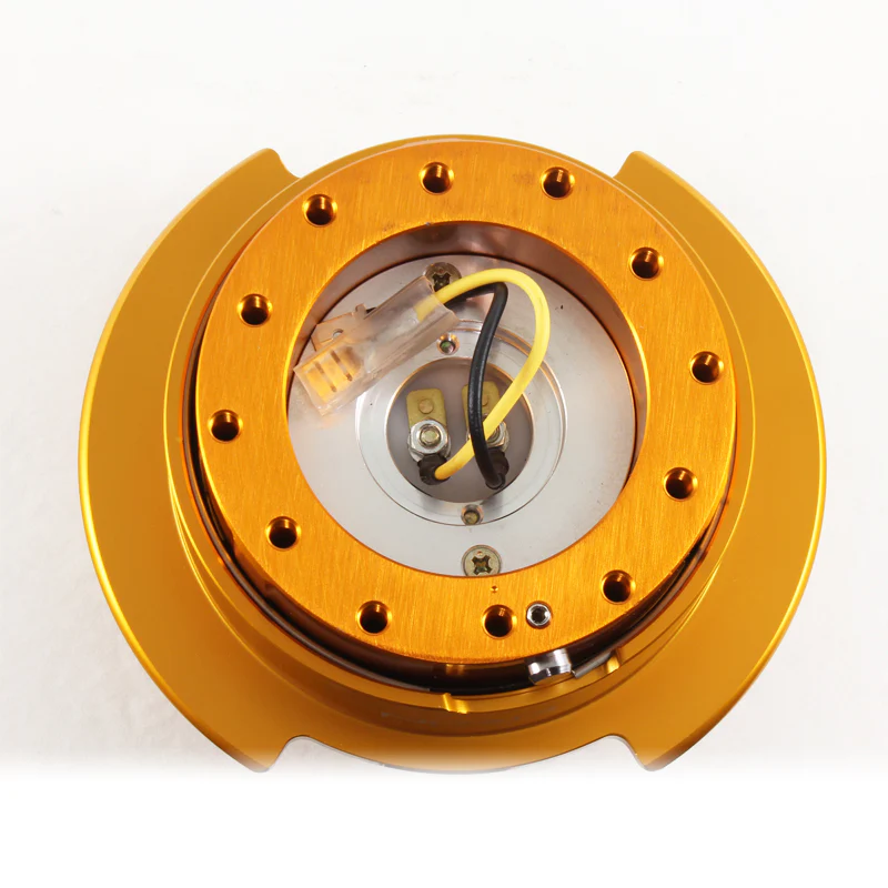 NRG Rose Gold Ball Lock Aluminum 6-Bolt Steering Wheel Gen 2.5 Quick Release Adapter -SRK-250RG - Image 3