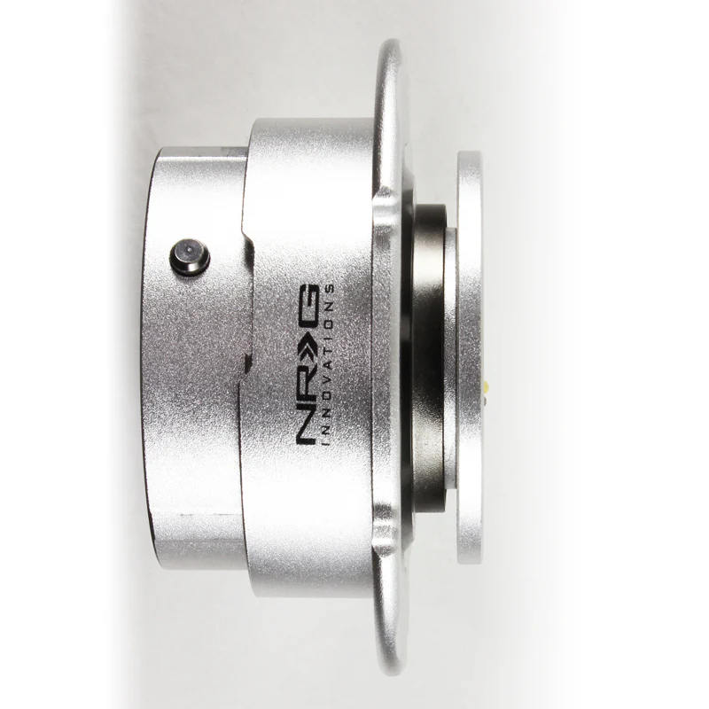 NRG Silver Ball Lock Aluminum 6-Bolt Steering Wheel Gen 2.5 Quick Release Adapter -SRK-250SL - Image 3