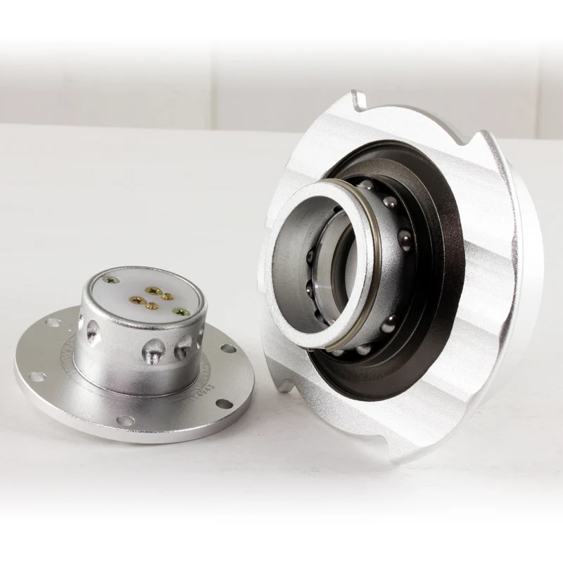 NRG Silver Ball Lock Aluminum 6-Bolt Steering Wheel Gen 2.5 Quick Release Adapter -SRK-250SL - Image 4
