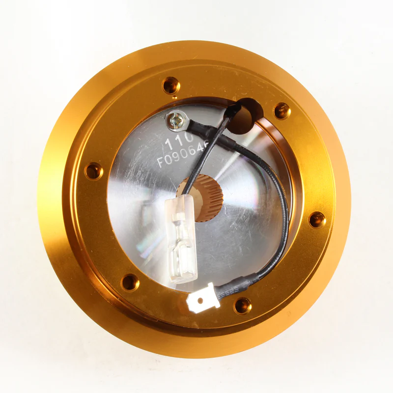 NRG Steering Wheel 6-Bolt Gold Short HUB Adapter For Civic / Integra / Prelude -SRK-110H-RG - Image 4