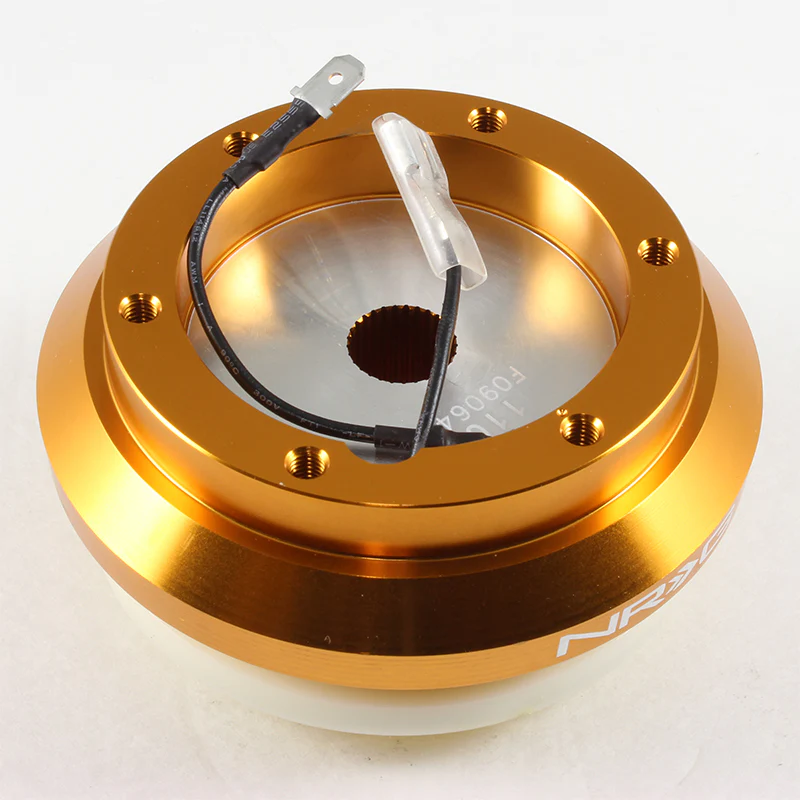 NRG Steering Wheel 6-Bolt Gold Short HUB Adapter For Civic / Integra / Prelude -SRK-110H-RG - Image 6