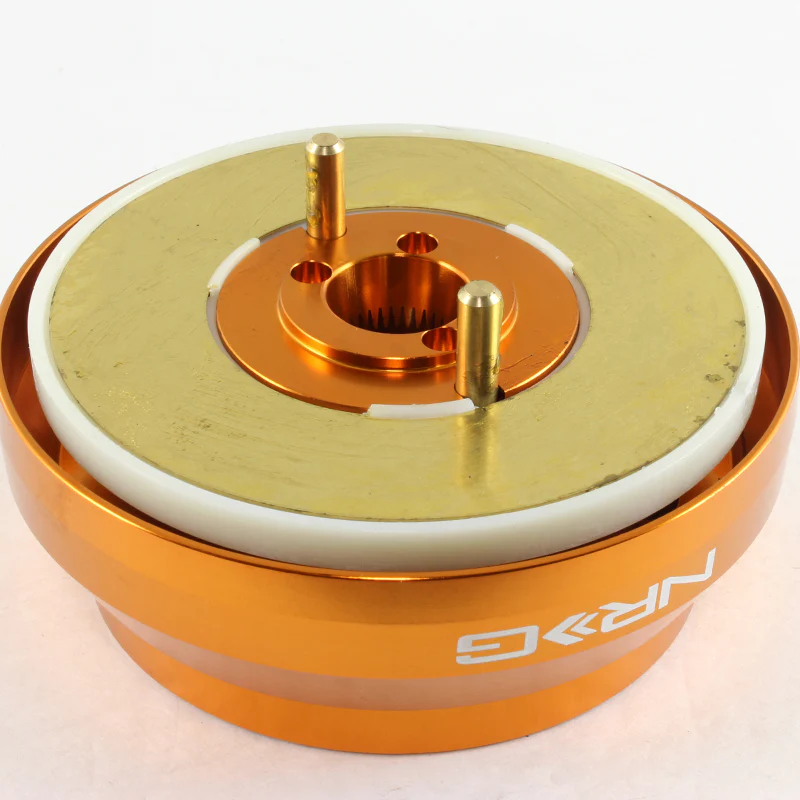 NRG Steering Wheel 6-Bolt Gold Short HUB Adapter For Nissan Altima / Maxima / Sentra -SRK-140H-RG - Image 5