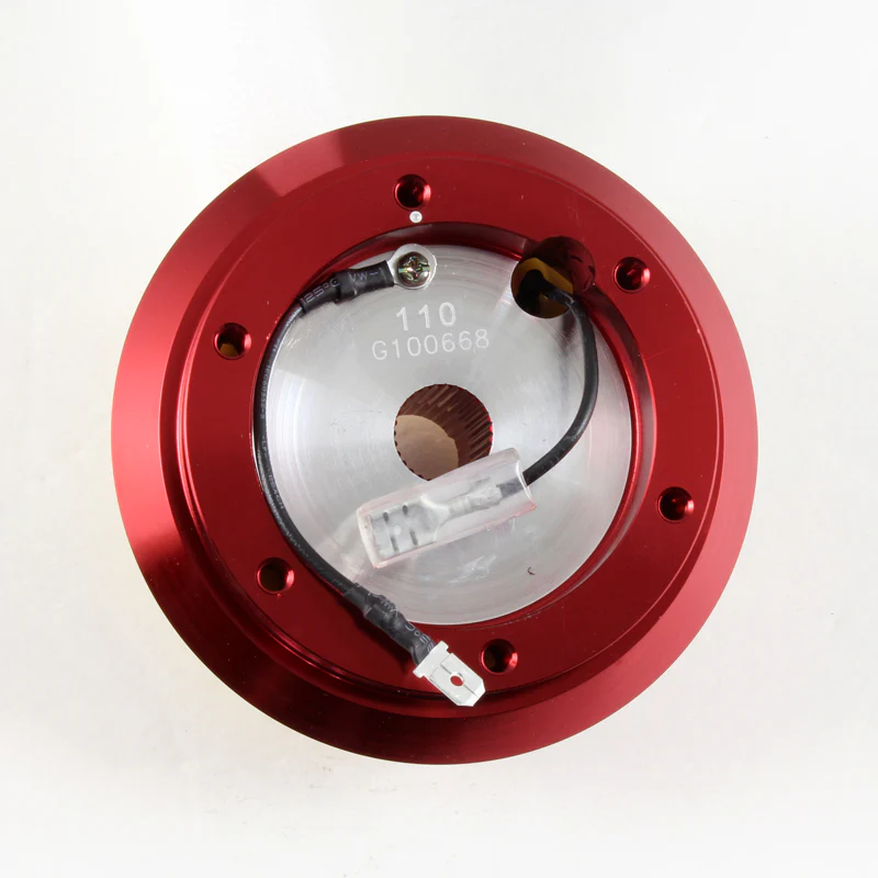 NRG Steering Wheel 6-Bolt Red Short HUB Adapter For 1994 - 2001 Integra / 1992 - 1995 Civic -SRK-110H-RD - Image 4