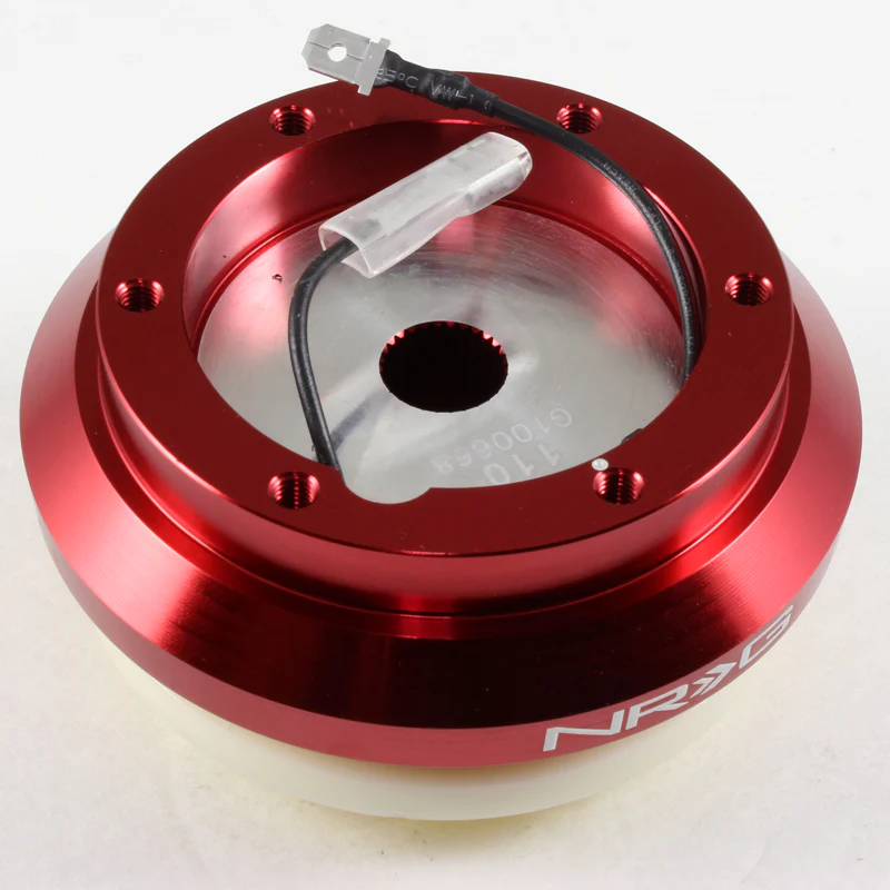 NRG Steering Wheel 6-Bolt Red Short HUB Adapter For 1994 - 2001 Integra / 1992 - 1995 Civic -SRK-110H-RD - Image 6