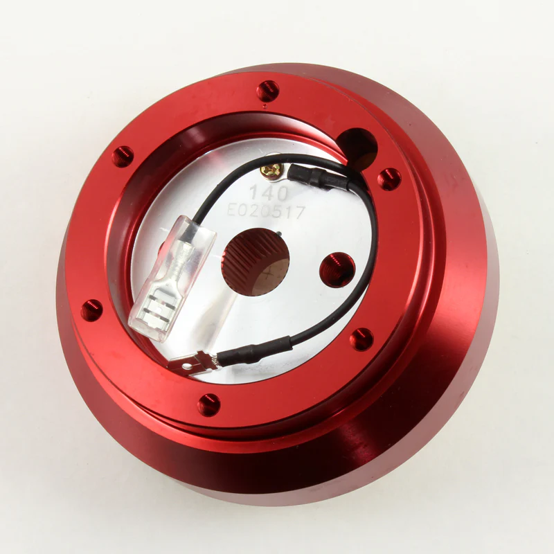NRG Steering Wheel 6-Bolt Red Short HUB Adapter For Nissan Altima / Maxima / Sentra -SRK-140H-RD - Image 3