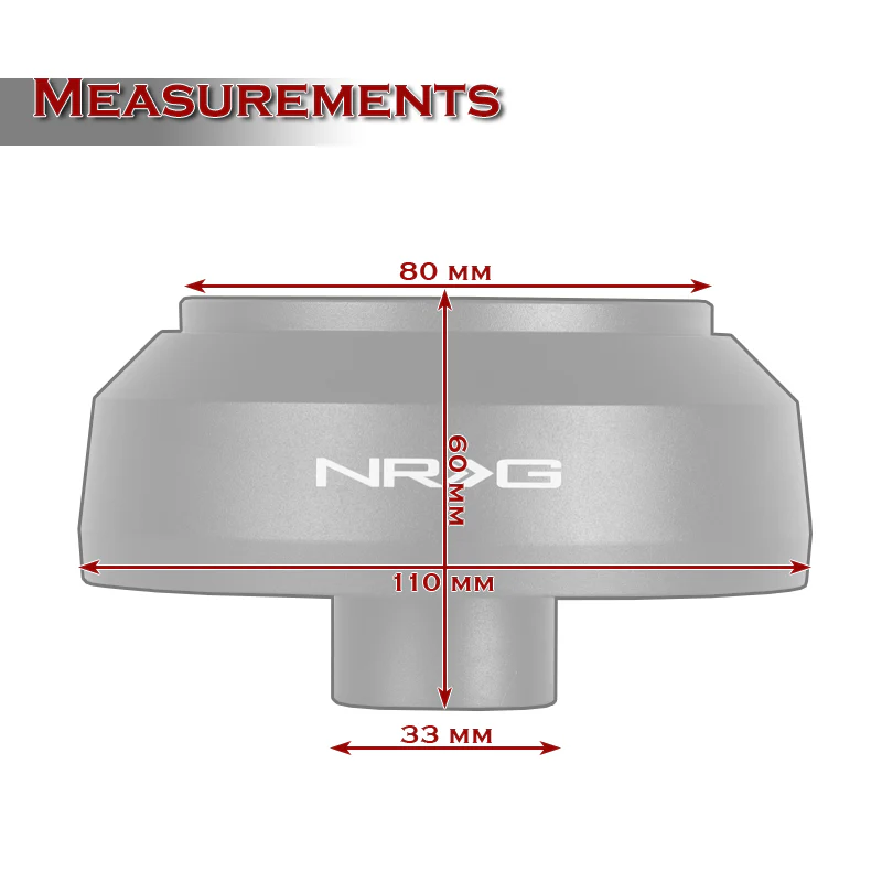 NRG Steering Wheel 6-Bolt Short HUB Adapter For Audi / Porsche / Volkswagen -SRK-183H - Image 4
