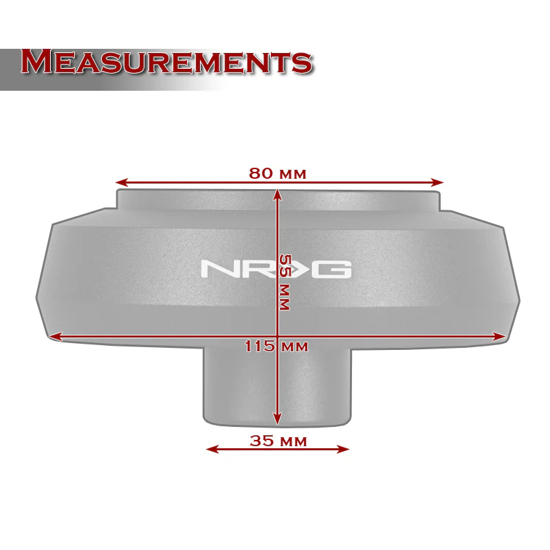 NRG Steering Wheel 6-Bolt Short HUB Adapter For Ford Mustang / F150 / Focus -SRK-193H - Image 4