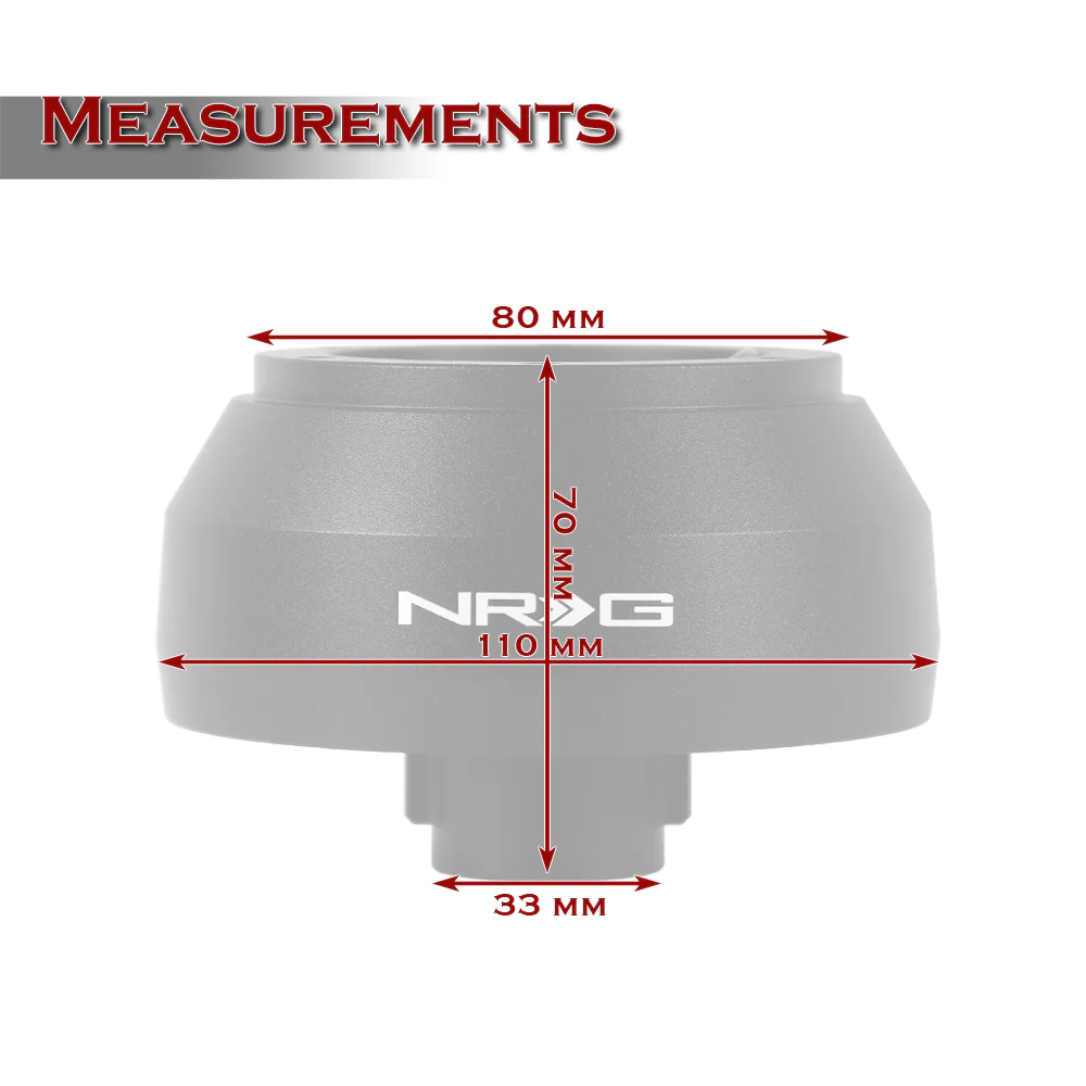 NRG Steering Wheel 6-Bolt Short HUB Adapter For Toyota Corolla / Camry / Matrix / Tacoma -SRK-125H - Image 3