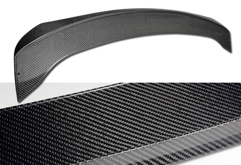 OE-Style Rear Deck Trunk Lip Spoiler Wing For 2012-2015 Honda Civic 4-DR / Sedan -Real Carbon Fiber - Image 2