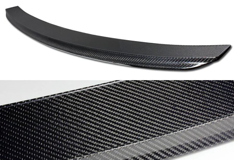 OE-Style Rear Deck Trunk Lip Spoiler Wing For 2012-2015 Honda Civic 4-DR / Sedan -Real Carbon Fiber - Image 3