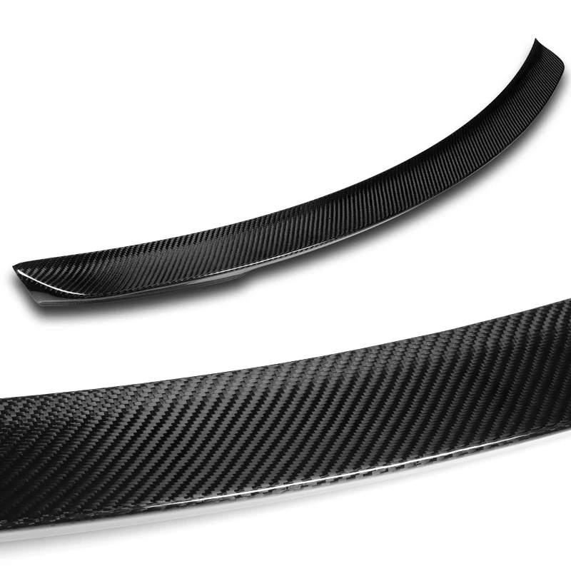 OE-Style Rear Trunk Lip Duckbill Spoiler Wing For 2009-2015 Jaguar XF Sedan -Real Carbon Fiber - Image 2