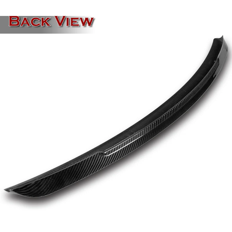 OE-Style Rear Trunk Lip Duckbill Spoiler Wing For 2009-2015 Jaguar XF Sedan -Real Carbon Fiber - Image 3