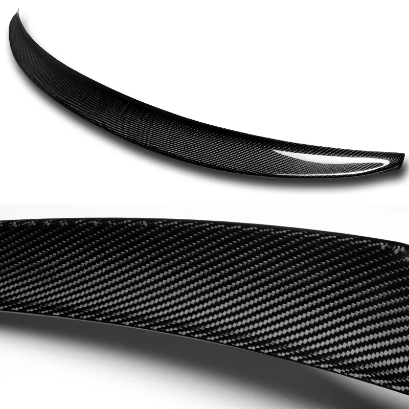 OE-Style Rear Trunk Lip Duckbill Spoiler Wing For 2010-2016 Hyundai Genesis Coupe 2-DR -Real Carbon Fiber - Image 2