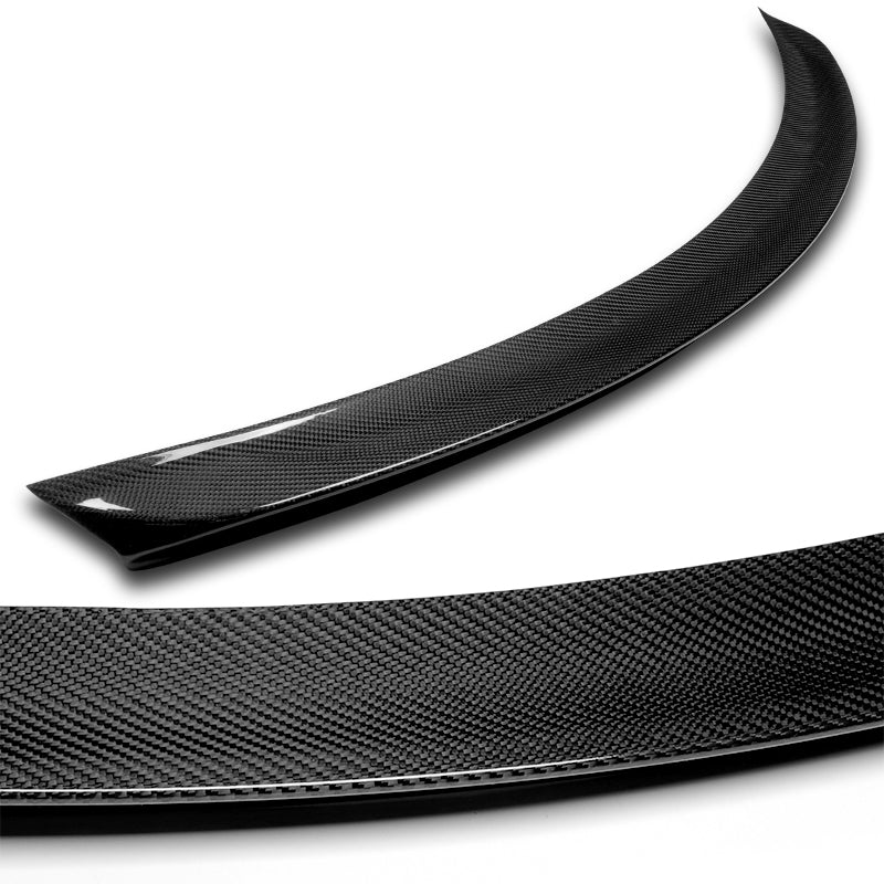 OE-Style Rear Trunk Lip Spoiler Wing For 2012-2024 Tesla Model S -Real Carbon Fiber - Image 2