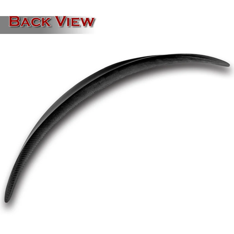 OE-Style Rear Trunk Lip Spoiler Wing For 2020-2024 Tesla Model Y -Matte Carbon Fiber - Image 4