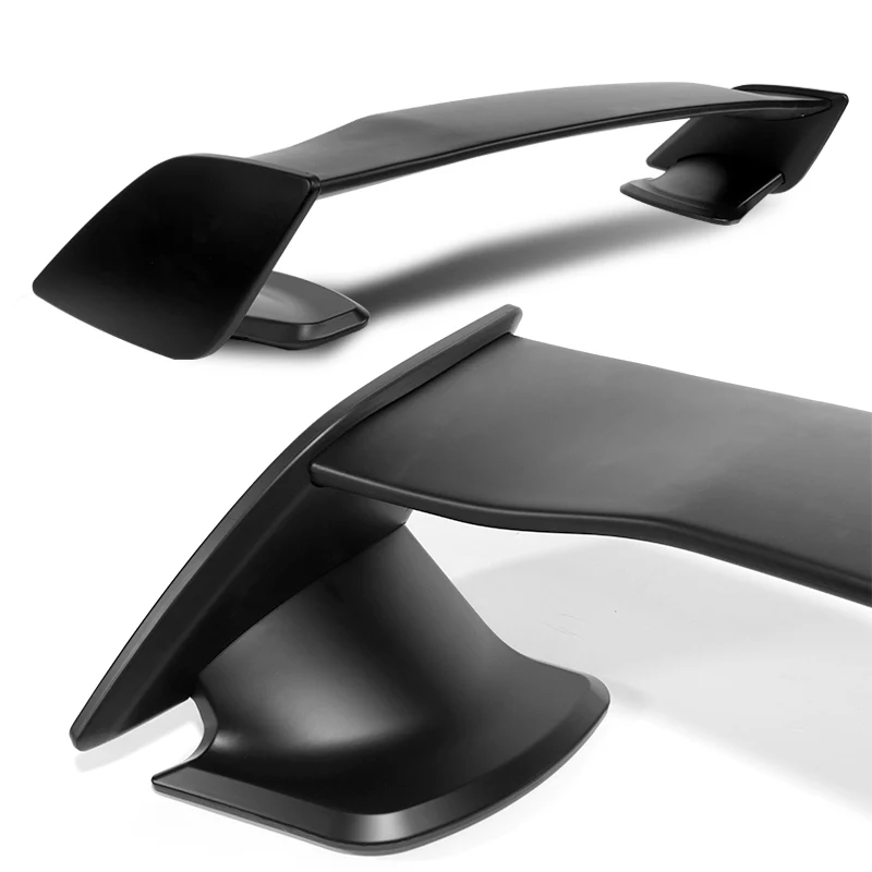 OE-Style Rear Trunk Lip Spoiler Wing For 2022-2025 Subaru WRX STi Sedan 4-DR -ABS Unpainted Matte Black - Image 2