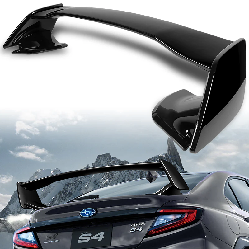 OE-Style Rear Trunk Lip Spoiler Wing For 2022-2025 Subaru WRX STi Sedan 4-DR -ABS Painted Black - Image 5