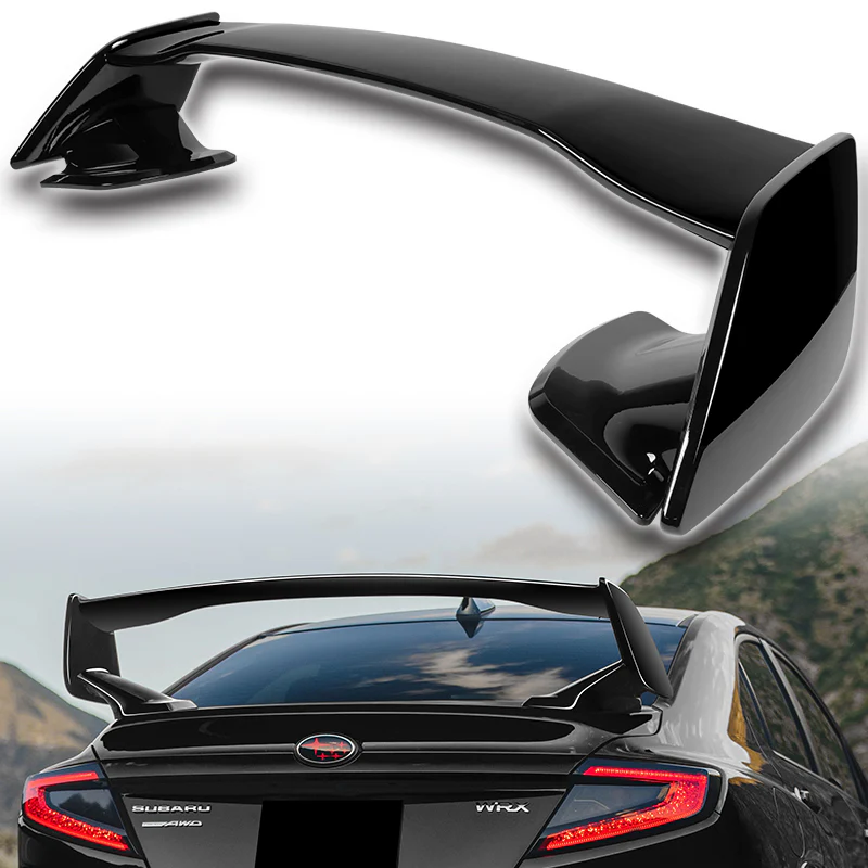 OE-Style Rear Trunk Lip Spoiler Wing For 2022-2025 Subaru WRX STi Sedan 4-DR -ABS Painted Black - Image 7