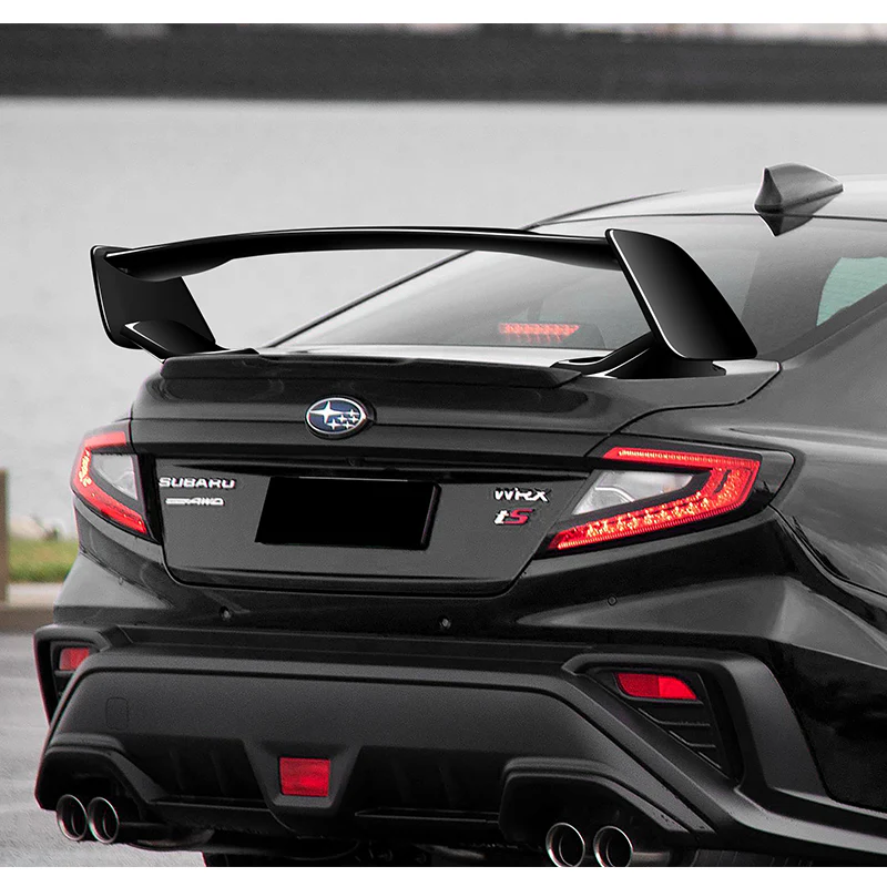 OE-Style Rear Trunk Lip Spoiler Wing For 2022-2025 Subaru WRX STi Sedan 4-DR -ABS Painted Black - Image 8