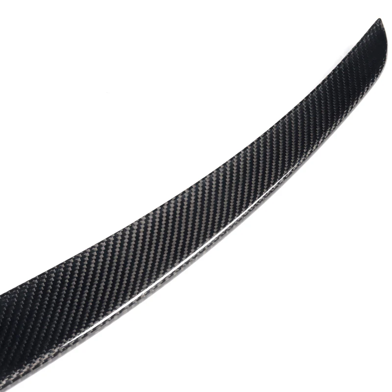 P-Style Rear Trunk Lip Duckbill Spoiler Wing For 2007-2013 BMW 125i 128i 135i E82 2-DR / Coupe -Real Carbon Fiber - Image 3