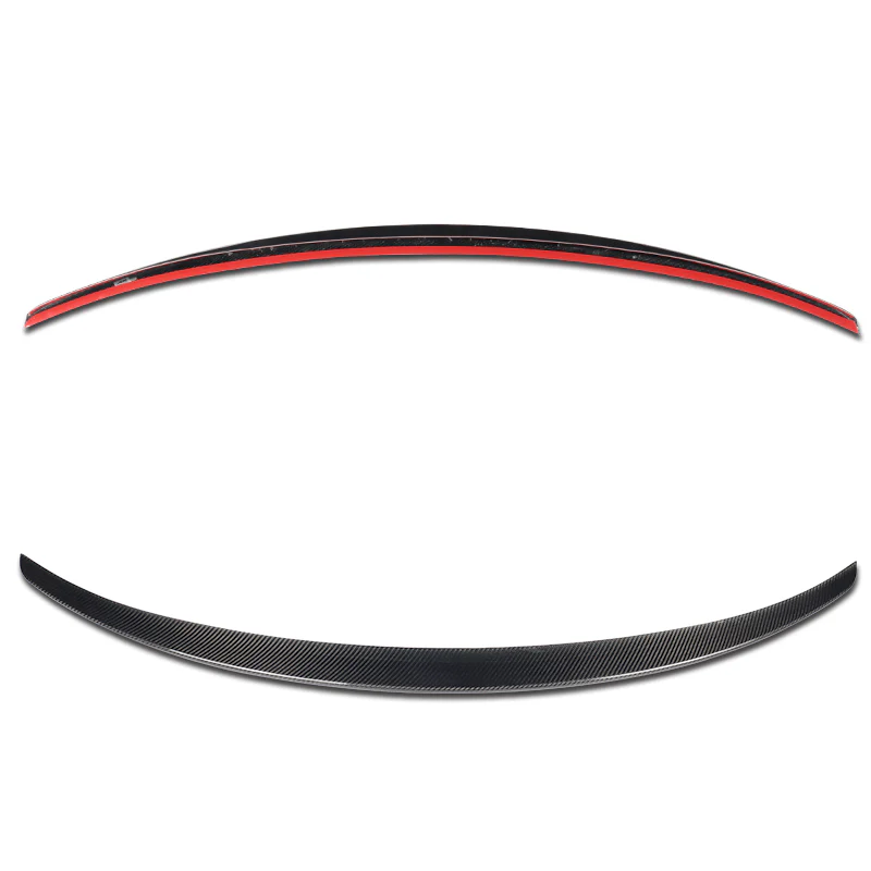 P-Style Rear Trunk Lip Duckbill Spoiler Wing For 2007-2013 BMW 125i 128i 135i E82 2-DR / Coupe -Real Carbon Fiber - Image 4