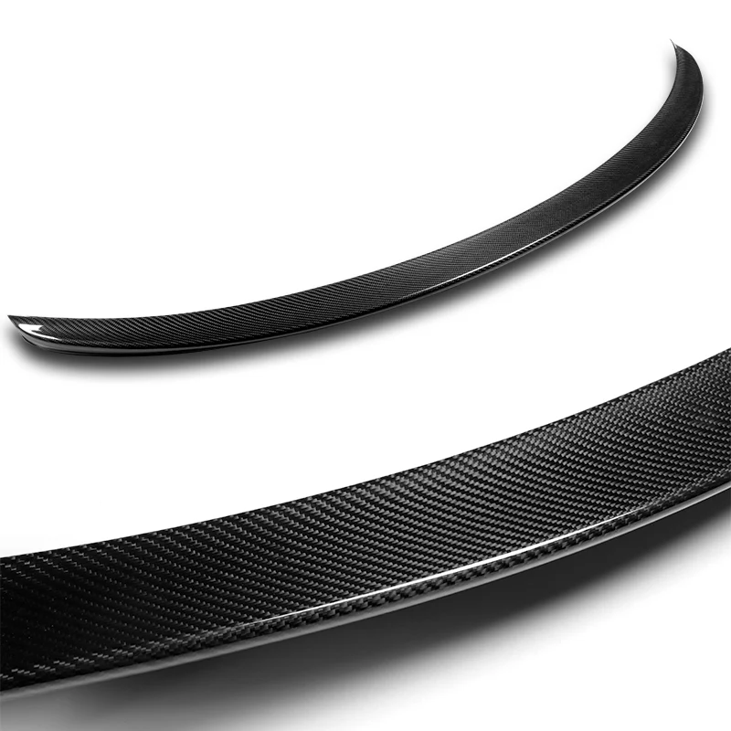 P-Style Rear Trunk Lip Duckbill Spoiler Wing For 2013-2019 Mercedes-Benz CLA-Class W117 4-DR / Sedan -Real Carbon Fiber - Image 3