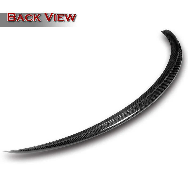 P-Style Rear Trunk Lip Duckbill Spoiler Wing For 2013-2019 Mercedes-Benz CLA-Class W117 4-DR / Sedan -Real Carbon Fiber - Image 7