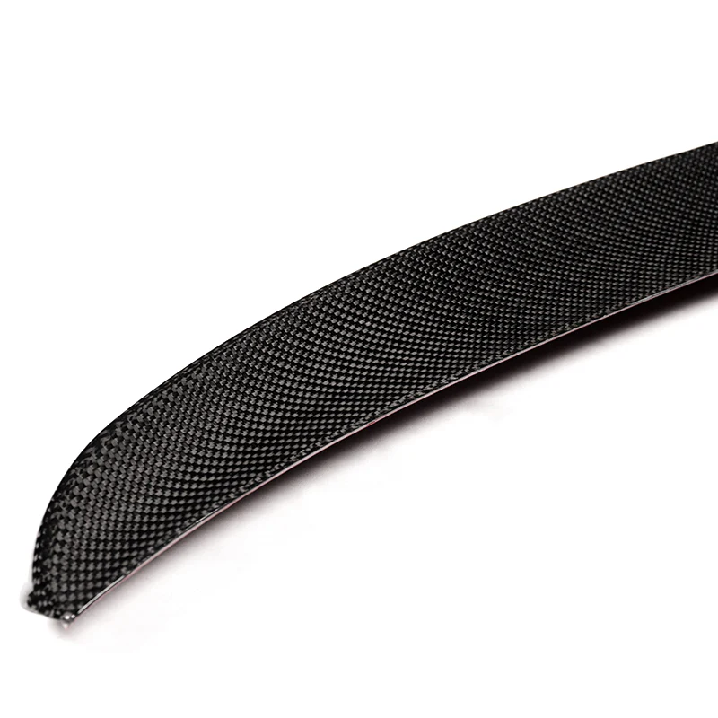 P-Style Rear Trunk Lip Duckbill Spoiler Wing For 2015-2019 BMW F16 X6 -Real Carbon Fiber - Image 3