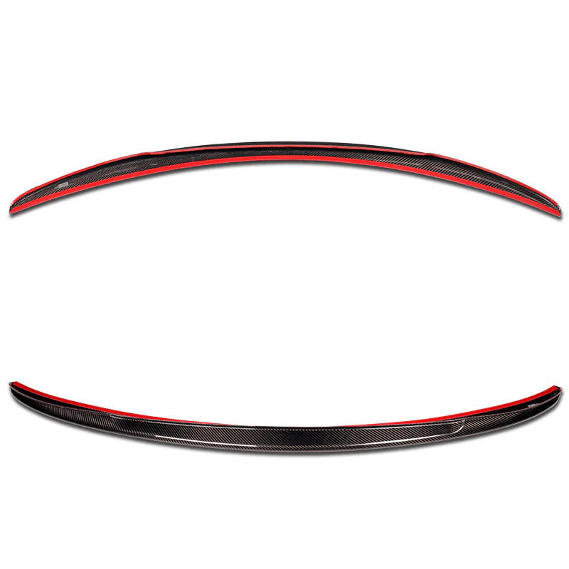 P-Style Rear Trunk Lip Duckbill Spoiler Wing For 2015-2019 BMW F16 X6 -Real Carbon Fiber - Image 4