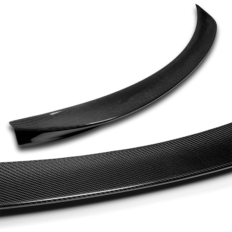 P2-Style Rear Trunk Lip Spoiler Wing For 2008-2014 BMW E71 X6 SUV -Real Carbon Fiber - Image 2