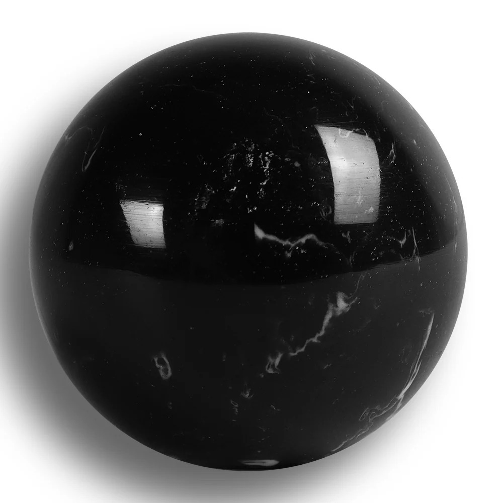 Pearl Black Marble Style Manual Gear Stick Shift Knob Lever Shifter Universal - Image 2
