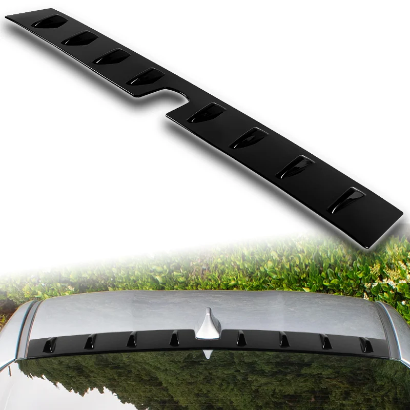 Pearl Black Rear Roof Vortex Generator Spoiler Wing For 2022 2023 2024 Subaru BRZ / Toyota GR86 -Shark Fin Style - Image 5