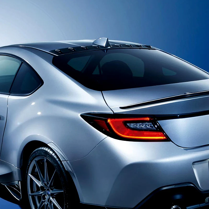 Pearl Black Rear Roof Vortex Generator Spoiler Wing For 2022 2023 2024 Subaru BRZ / Toyota GR86 -Shark Fin Style - Image 6