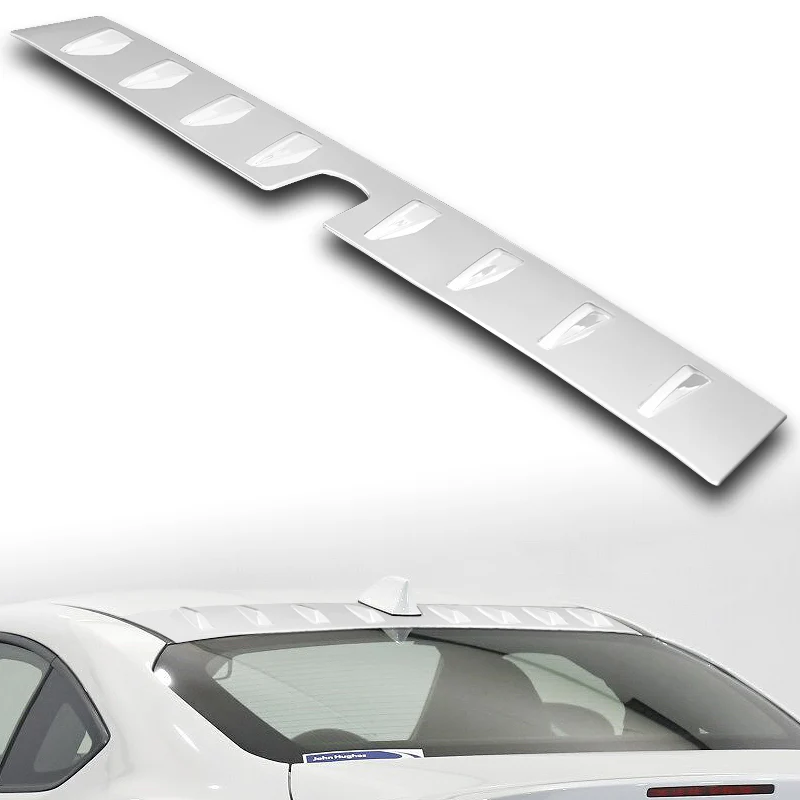 Pearl White Rear Roof Vortex Generator Spoiler Wing For 2022 2023 2024 Subaru BRZ / Toyota GR86 -Shark Fin Style - Image 5