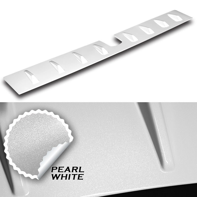 Pearl White Rear Roof Vortex Generator Spoiler Wing For 2022 2023 2024 2025 Subaru WRX -Shark Fin Style - Image 2