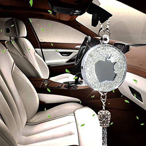 Pendant Diffuser For APPLE Car Diamond Perfume Air Freshener Perfume - Lemon - Image 9